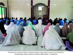 Kuliah Tujuh Menit Setelah Sholat Duhur di Masjid SMKN 1 Sambirejo Sragen Selama Ramadhan