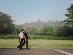 Wapres Menikmati Suasana Pagi di TWC Borobudur