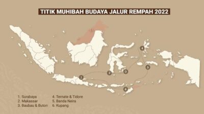 Muhibah Budaya Jalur Rempah, Susuri 6 Titik Pelayaran Bersama KRI Dewaruci