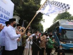 Kemenag Lepas Mudik Sehat 1443H Bersama NU dan Muhammadiyah