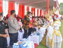 Ciptakan Harkamtibmas yang Kondusif Menuju Lampung Berjaya, Polda Lampung Hadiri Gebyar Budaya