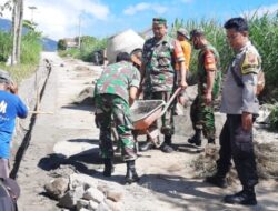 Koramil Cepogo Aktif Andil Dalam Pembangunan Desa