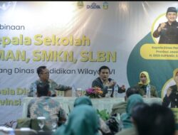 Pembinaan Kepala SMA/SMK/SLB Negeri di Lingkungan KCD VI, Kadisdik: Perkuat Sinergisme Komite dan Kepala Sekolah
