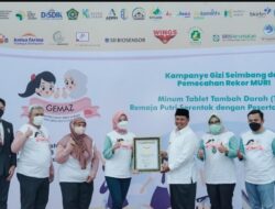 Pecahkan Rekor MURI, 1 Juta Siswa Jabar Serentak Minum Tablet Tambah Darah