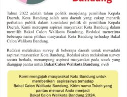 Poling Bakal Calon Walikota Bandung