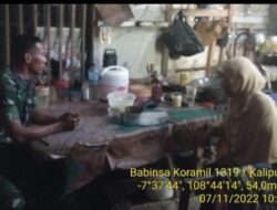 Koramil 1319/KalipucangKodim 0613/Ciamis/ Pangandaran Giat Komsos
