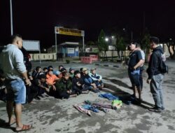 Respon Cepat Anggota Polsek Pabedilan Polresta dalam aksi Menggagalkan Perang Sarung