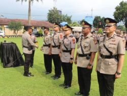 Kapolresta Cirebon Pimpin Sertijab Para Kasat dan Kapolsek Jajaran