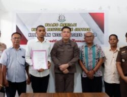 Kejari Flotim Bebaskan Tersangka Pindana Pengancaman Lewat “Restorative Justice