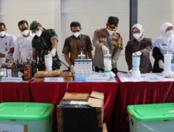 Polres Metro Depok Lakukan Pemusnahan Narkoba di Kejari Depok