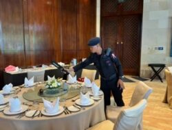 Unit Jibom dan K9 Polda Bali Lakukan Sterilisasi dalam Gelaran Gala Diner Peserta APAO