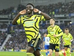 Menang 0-3 dari Brighton, Arsenal Puncaki Kembali ke Puncak Premier League