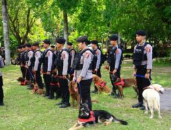 Datasemen K9 Polri Turut Amankan World Water Forum Ke-10 di Bali