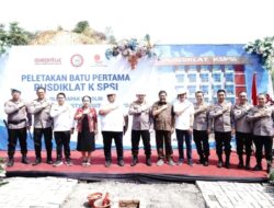 Kapolri Laksanakan Peletakan Batu Pertama Pembangunan Gedung Pusdiklat SPSI di Kawasan Jatiluhur Kab. Purwakarta