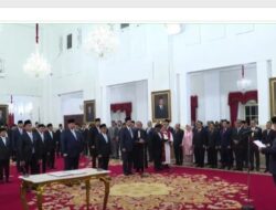Presiden Prabowo Resmi Melantik 53 Menteri Kabinet Merah Putih
