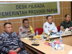 Kapolda Papua Bersama Forkopimda Papua Ikuti Vicon Pemantauan Penyelenggaraan Pilkada Serentak 2024