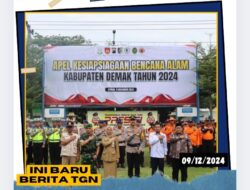 Apel Kesiapsiagaan Bencana Alam Digelar Polres Demak Bersama Pemda