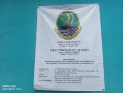 Diduga Program Pembangunan Revitalisasi SMA Negeri 1 Cigalontang Molor