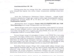 PERMAHI DPC Kuningan Agendakan Audensi Terkait Temuan Dan Ketidaksesuaian Atas Tanggapan Pihak PDAM Tirta Kamuning Kabupaten Kuningan Jawa Barat