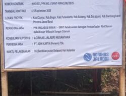 PROYEK BBWS CITARUM DI SUBANG DISOROT: PT ADHI KARYA DIDUGA ABAIKAN UU KIP, PAPAN PROYEK TANPA NILAI ANGGARAN!