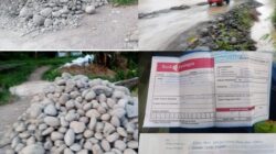 Diduga Hasil Penjualan Batu Kali Limbah Normalisasi Sungai Untuk Bantuan Pembangunan Masjid Jadi Bancakan Oknum Pemdes Datar, Cidahu, Kuningan Jawa Barat