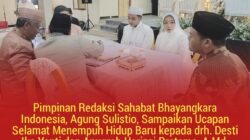 Selamat Menempuh Hidup Baru Disampaikan Pimred SBI Agung Sulistio Untuk drh. Desti Ika Yanti dan Anugrah Harizqi Pratama, A.Md.