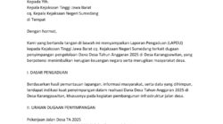 Persiapan Pemberkasan , Dugaan Penyimpangan Dana Desa Karangpawitan 2025 Segera Dilaporkan ke Kejati Jabar