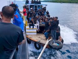 Kapal KP. TIMOR 3016 Amankan 96 Peziarah, Polda NTT Kedepankan Pendekatan Humanis