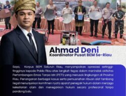 BEM SE-RIAU APRESIASI POLDA RIAU SIKAT PETI KUANSING