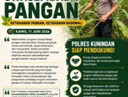 Wujudkan Swasembada Pangan, Polres Kuningan Tekankan Pentingnya Sinergi Lintas Sektor Dan Pemanfaatan Lahan Produktif
