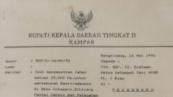 LAPORAN DUGAAN KERUGIAN NEGARA SEKTOR NON-TAX PT ARARA ABADI KEJATI RIAU SEGERA TETAPKAN TERSANGKA