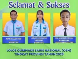 3 SISWA SMPN 7 TAMBANG UKIR PRESTASI DI OSN PROVINSI RIAU 2026″SELAMAT & SUKSES – BUKTI KOMITMEN SEKOLAH WUJUDKAN GENERASI EMAS KAMPAR