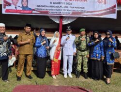 UPT SMPN 7 TAMBANG SUKSES BESAR JADI PELAKSANA PASKIBRAKA DAN DRUMBAND HUT RI KE-81 DESA KUALU”Membanggakan, Disiplin, dan Penuh Semangat Juang”